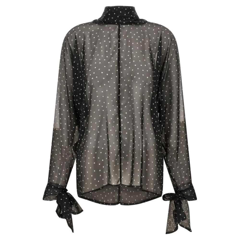 P.A.R.O.S.H. Black Polyester Women's Blouse